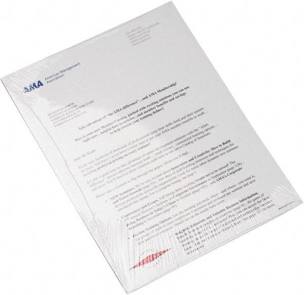 Made in USA - 9 x 12", 100 Gauge Shrink Bags - Clear - Apex Tool & Supply