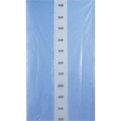 Made in USA - 54 x 96", 4 mil Gusseted Polybags - Blue - Apex Tool & Supply