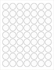 Tape Logic - 1" Long, Clear Paper Laser Label - For Laser Printers - Apex Tool & Supply