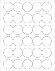 Tape Logic - 1-1/2" Long, Gloss White Paper Laser Label - For Laser Printers - Apex Tool & Supply