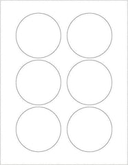Tape Logic - 3" Long, White Paper Laser Label - For Laser Printers - Apex Tool & Supply