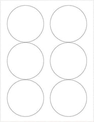 Tape Logic - 3" Long, White Paper Laser Label - For Laser Printers - Apex Tool & Supply