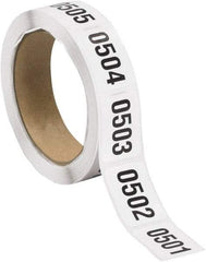 Tape Logic - 1-1/2" Long, Black/White Paper Inventory Labels - For Multi-Use - Apex Tool & Supply