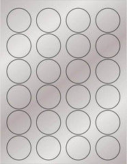 Tape Logic - 1-5/8" Long, Silver Paper Laser Label - For Laser Printers - Apex Tool & Supply