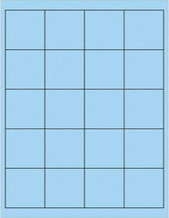Tape Logic - 2" Long, Pastel Blue Paper Laser Label - For Laser Printers - Apex Tool & Supply