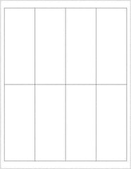 Tape Logic - 5" Long, White Paper Laser Label - For Laser Printers - Apex Tool & Supply