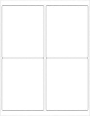 Tape Logic - 5" Long, White Paper Laser Label - For Laser Printers - Apex Tool & Supply