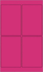 Tape Logic - 6" Long, Fluorescent Pink Paper Laser Label - For Laser Printers - Apex Tool & Supply