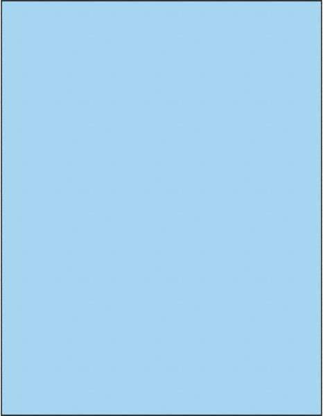 Tape Logic - 11" Long, Pastel Blue Paper Laser Label - For Laser Printers - Apex Tool & Supply