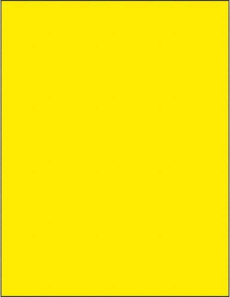 Tape Logic - 11" Long, Fluorescent Yellow Paper Laser Label - For Laser Printers - Apex Tool & Supply