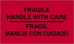 Tape Logic - 5" Long, Fluorescent Red Paper Shipping Label - For Multi-Use - Apex Tool & Supply
