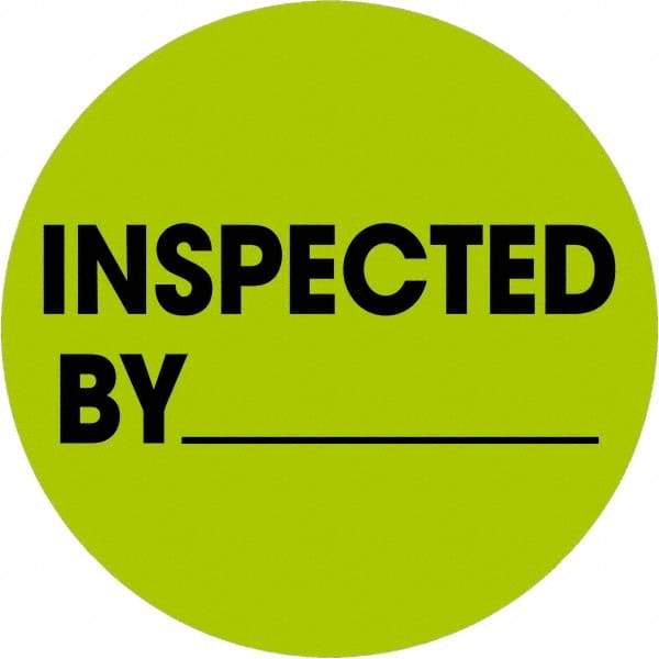 Tape Logic - 2" Long, Fluorescent Green Paper Inventory Labels - For Multi-Use - Apex Tool & Supply