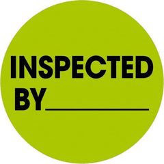 Tape Logic - 2" Long, Fluorescent Green Paper Inventory Labels - For Multi-Use - Apex Tool & Supply