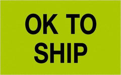 Tape Logic - 2" Long, Fluorescent Green Paper Shipping Label - For Multi-Use - Apex Tool & Supply