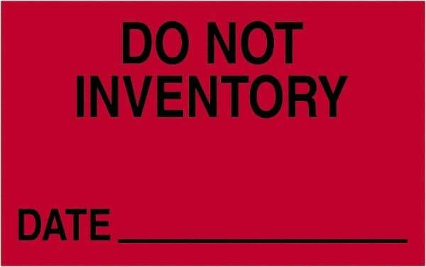 Tape Logic - 2" Long, Fluorescent Red Paper Shipping Label - For Multi-Use - Apex Tool & Supply