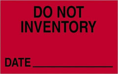 Tape Logic - 2" Long, Fluorescent Red Paper Shipping Label - For Multi-Use - Apex Tool & Supply
