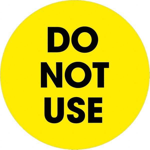 Tape Logic - 2" Long, Fluorescent Yellow Paper Inventory Labels - For Multi-Use - Apex Tool & Supply