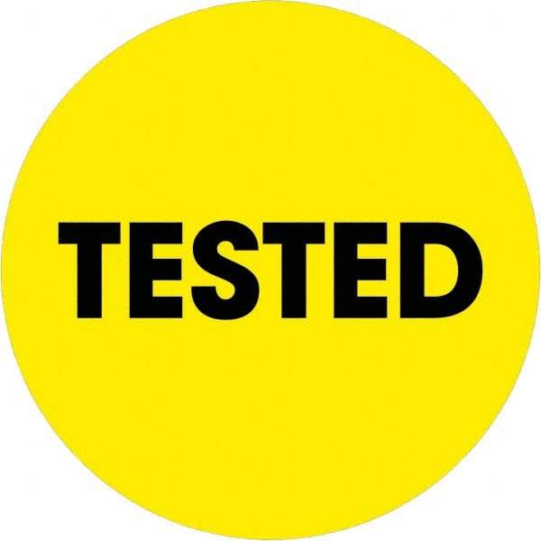 Tape Logic - 2" Long, Fluorescent Yellow Paper Inventory Labels - For Multi-Use - Apex Tool & Supply