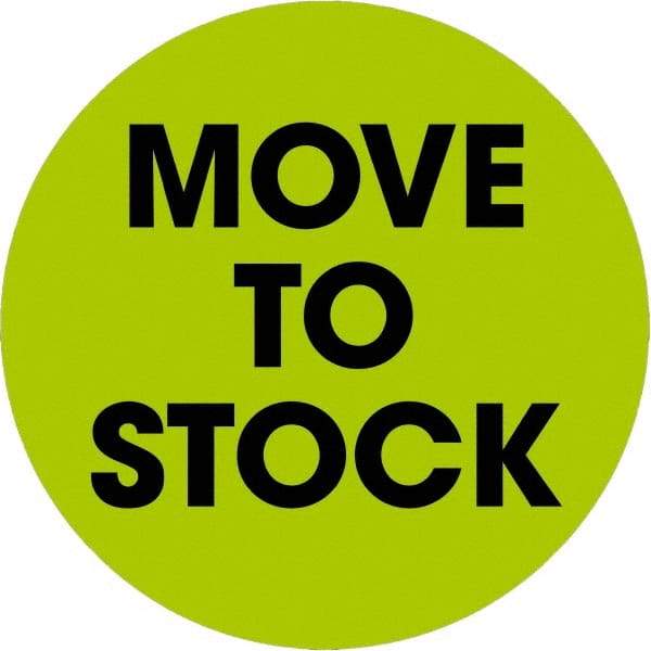 Tape Logic - 2" Long, Fluorescent Green Paper Inventory Labels - For Multi-Use - Apex Tool & Supply