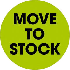 Tape Logic - 2" Long, Fluorescent Green Paper Inventory Labels - For Multi-Use - Apex Tool & Supply