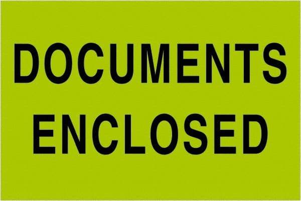 Tape Logic - 3" Long, Fluorescent Green Paper Shipping Label - For Multi-Use - Apex Tool & Supply