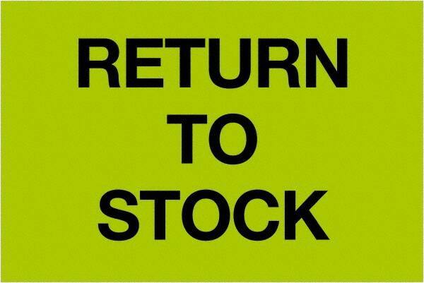 Tape Logic - 3" Long, Fluorescent Green Paper Inventory Labels - For Multi-Use - Apex Tool & Supply