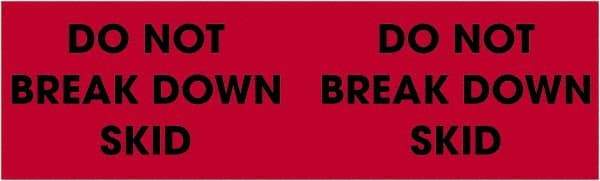 Tape Logic - 10" Long, Fluorescent Red Paper Shipping Label - For Multi-Use - Apex Tool & Supply