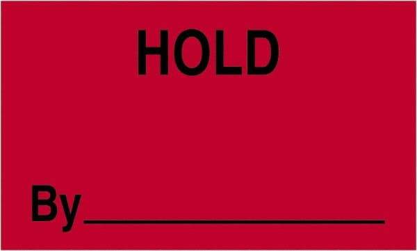 Tape Logic - 5" Long, Fluorescent Red Paper Shipping Label - For Multi-Use - Apex Tool & Supply