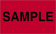 Tape Logic - 5" Long, Fluorescent Red Paper Shipping Label - For Multi-Use - Apex Tool & Supply