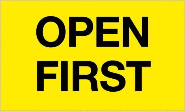 Tape Logic - 5" Long, Fluorescent Yellow Paper Shipping Label - For Multi-Use - Apex Tool & Supply