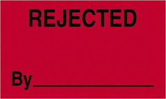 Tape Logic - 5" Long, Fluorescent Red Paper Shipping Label - For Multi-Use - Apex Tool & Supply