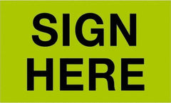 Tape Logic - 5" Long, Fluorescent Green Paper Shipping Label - For Multi-Use - Apex Tool & Supply