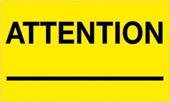 Tape Logic - 5" Long, Fluorescent Yellow Paper Shipping Label - For Multi-Use - Apex Tool & Supply