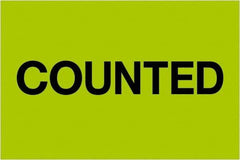 Tape Logic - 3" Long, Fluorescent Green Paper Inventory Labels - For Multi-Use - Apex Tool & Supply