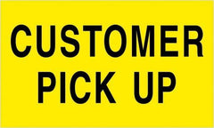 Tape Logic - 5" Long, Fluorescent Yellow Paper Shipping Label - For Multi-Use - Apex Tool & Supply