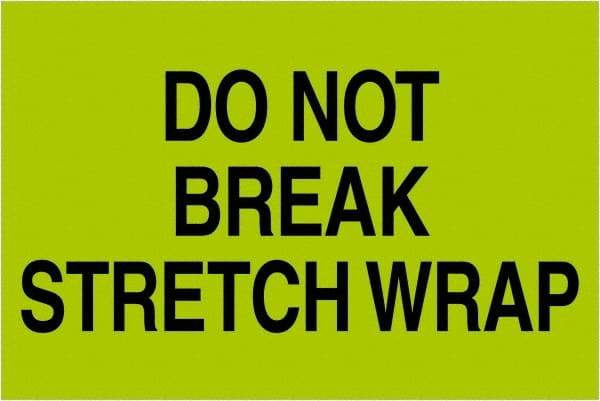 Tape Logic - 3" Long, Fluorescent Green Paper Shipping Label - For Multi-Use - Apex Tool & Supply