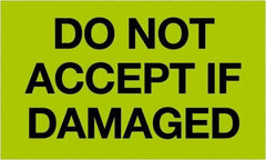 Tape Logic - 5" Long, Fluorescent Green Paper Shipping Label - For Multi-Use - Apex Tool & Supply