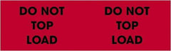 Tape Logic - 10" Long, Fluorescent Red Paper Shipping Label - For Multi-Use - Apex Tool & Supply