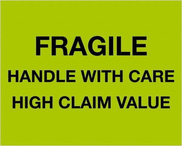 Tape Logic - 10" Long, Fluorescent Green Paper Shipping Label - For Multi-Use - Apex Tool & Supply