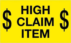 Tape Logic - 5" Long, Fluorescent Yellow Paper Shipping Label - For Multi-Use - Apex Tool & Supply