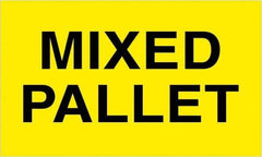 Tape Logic - 5" Long, Fluorescent Yellow Paper Shipping Label - For Multi-Use - Apex Tool & Supply