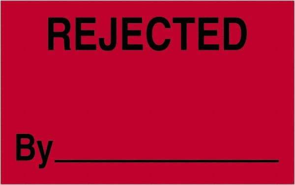 Tape Logic - 2" Long, Fluorescent Red Paper Shipping Label - For Multi-Use - Apex Tool & Supply