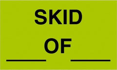 Tape Logic - 5" Long, Fluorescent Green Paper Shipping Label - For Multi-Use - Apex Tool & Supply