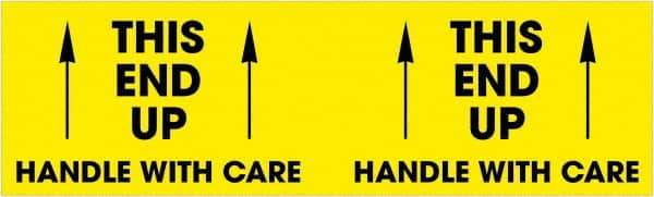 Tape Logic - 10" Long, Fluorescent Yellow Paper Shipping Label - For Multi-Use - Apex Tool & Supply