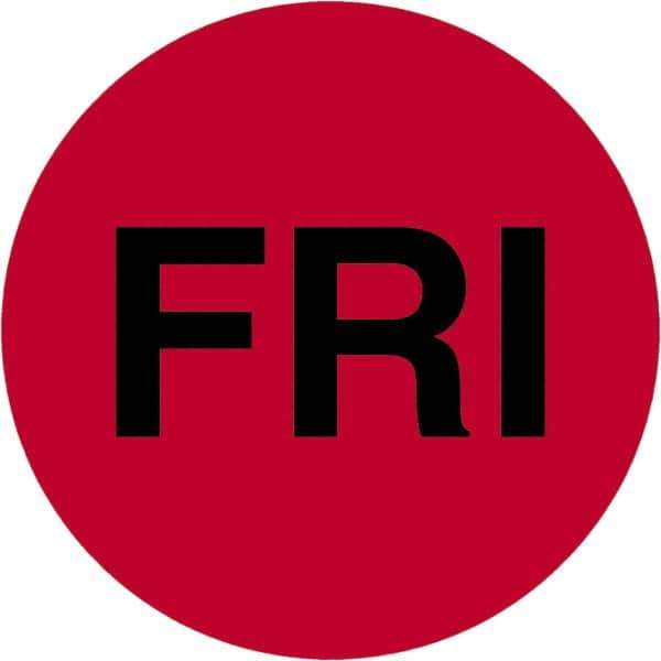 Tape Logic - 1" Long, Fluorescent Red Paper Inventory Labels - For Multi-Use - Apex Tool & Supply