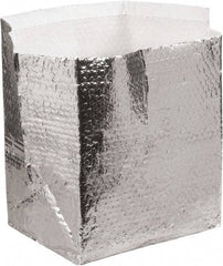 Made in USA - 12" Long x 10" Wide x 9" High x 3/16" Thick Box Liner - Silver, Case - Apex Tool & Supply