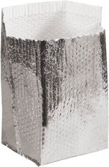 Made in USA - 6" Long x 6" Wide x 6" High x 3/16" Thick Box Liner - Silver, Case - Apex Tool & Supply