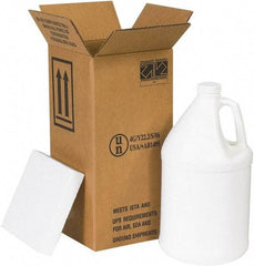 Made in USA - 6" Long x 6" Wide x 12-3/4" High Shipper Kit - Each - Apex Tool & Supply