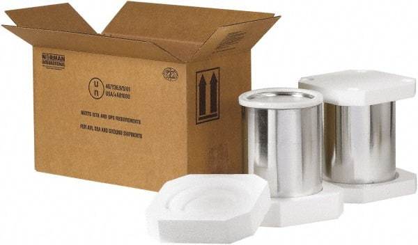 Made in USA - 17" Long x 8-1/2" Wide x 9-5/16" High Shipper Kit - Each - Apex Tool & Supply