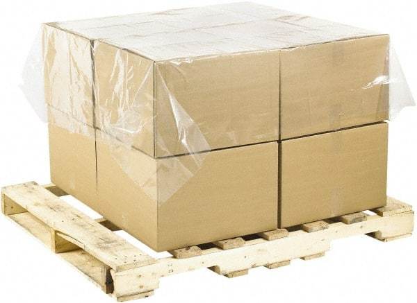 Made in USA - 60" Long x 60" Wide Top Sheet - Clear, Case, 250 Piece - Apex Tool & Supply